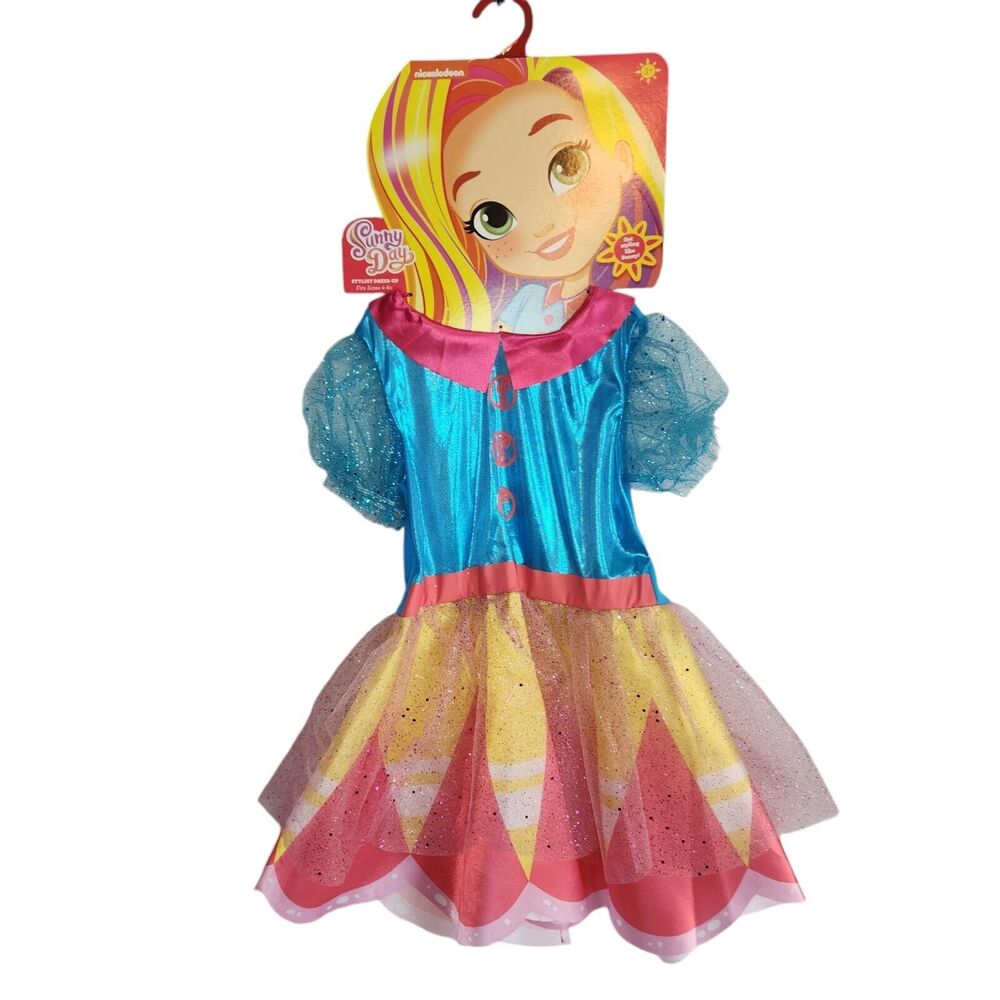 Sunny Day Halloween Costume Girls Dress Size 4-6x Sparkle Tulle Dress Up New